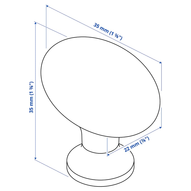 Illustration with measurements for the product: ENERYDA.