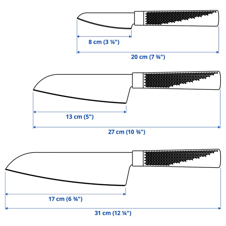Illustration with measurements for the product: FÖRSLAG.
