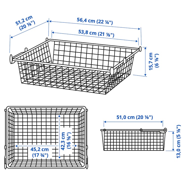 Illustration with measurements for the product: HJÄLPA.
