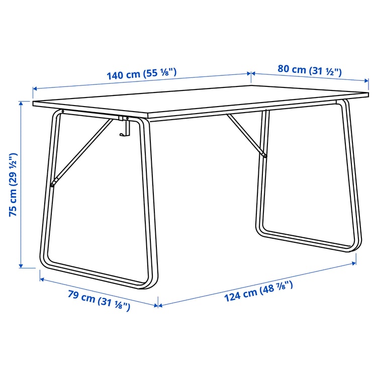 Illustration with measurements for the product: HUVUDSPELARE.