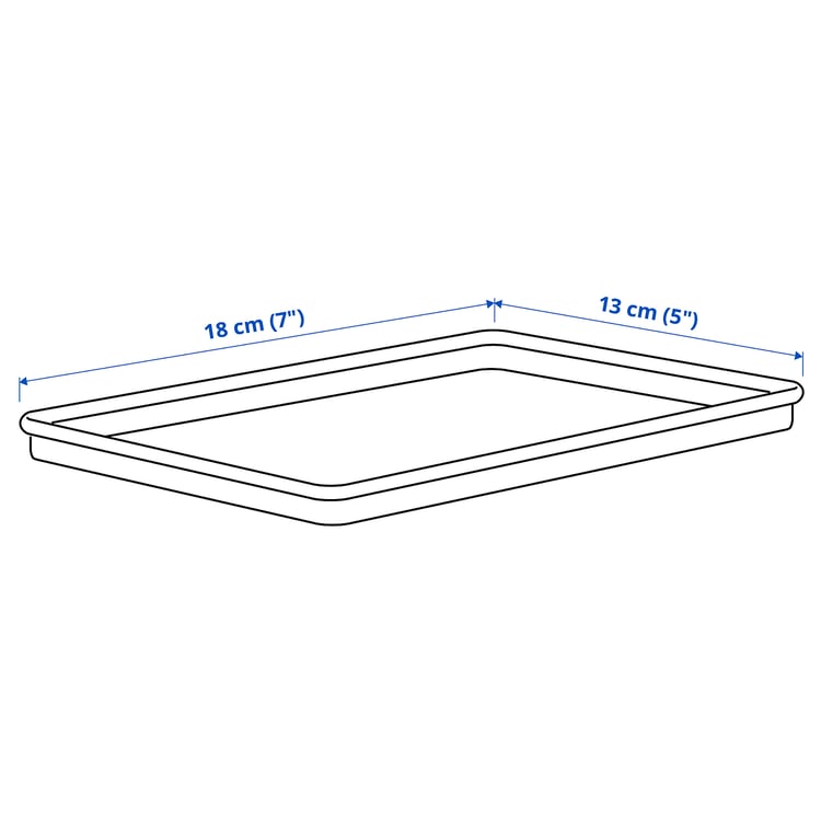 Illustration with measurements for the product: KUGGIS.