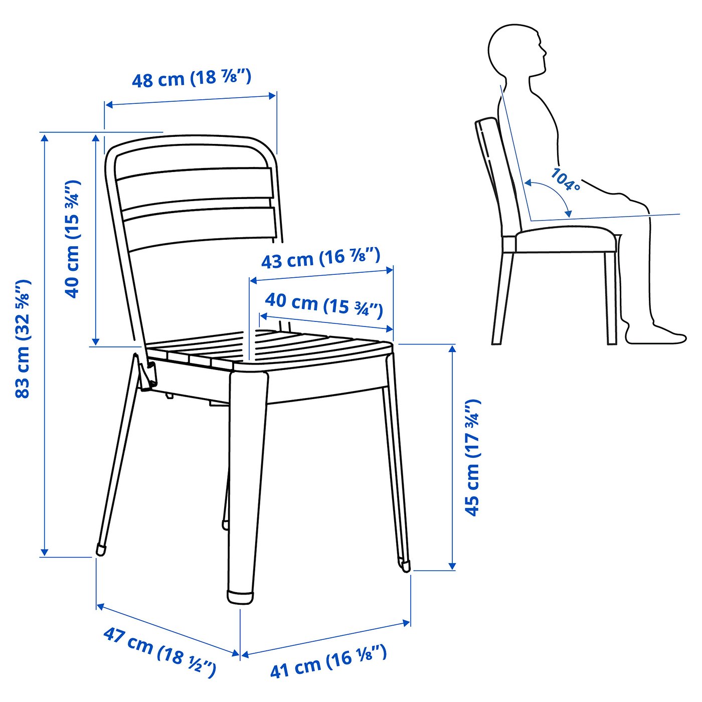 Illustration with measurements for the product: NORRMANSÖ.