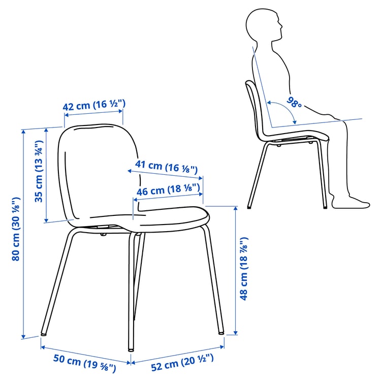Illustration with measurements for the product: NORRMJÖLE.
