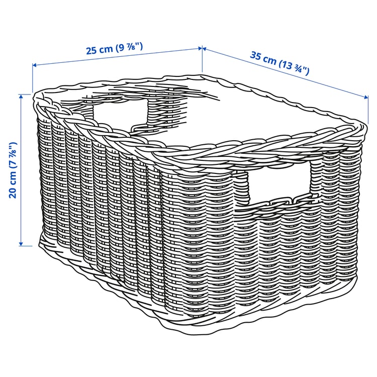 Illustration with measurements for the product: TRUMMIS.