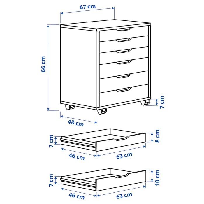 Cassettiera In Plastica Effetto Rattan Con 4 Cassetti E Rotelle – 40x40x81 Cm, Marrone Scuro, Design Intrecciato, Facile Da Pulire, Prodotto In Italia - 3