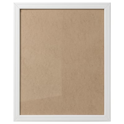 Cornice bianca AMURGRAN - leggera, design moderno, protezione frontale in plastica, facile da appendere e cambiare le immagini.