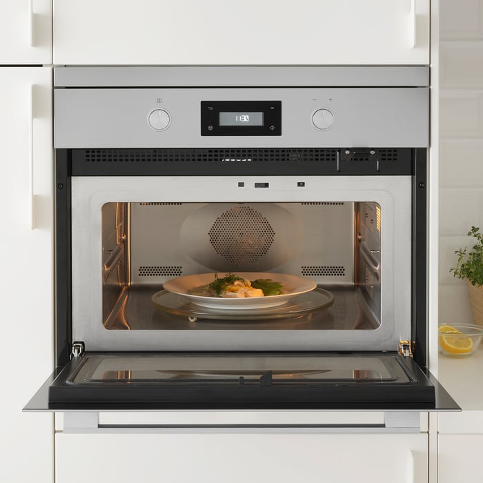 ANRÄTTA Microonde combinato termoventilato, inox IKEA Italia