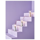 ÅSKMULLER Lampada da tavolo, intensità luminosa regolabile grigio chiaro, 24 cm