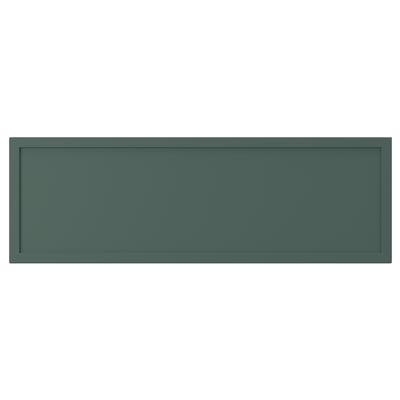 ASPUDDEN Frontale cassetto, grigio scuro-verde, 60x20 cm