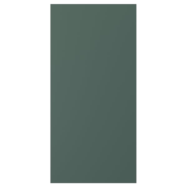 ASPUDDEN Rivestimento laterale, grigio scuro-verde, 39x81 cm