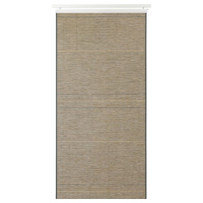 Tenda A Pannello No. 918 Mallory, Tessuto Trasparente Con Tasca Per Bastone, 150 X 243 Cm, Colore Argento. Leggera E Lavabile In Lavatrice.