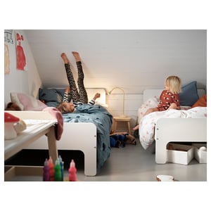 IKEA BARNDRÖM Copripiumino Bimbi Con Auto - 150x200 Cm + Federa 50x60 Cm - Blu - Morbido E Ipoallergenico - Sicuro Per La Pelle Sensibile