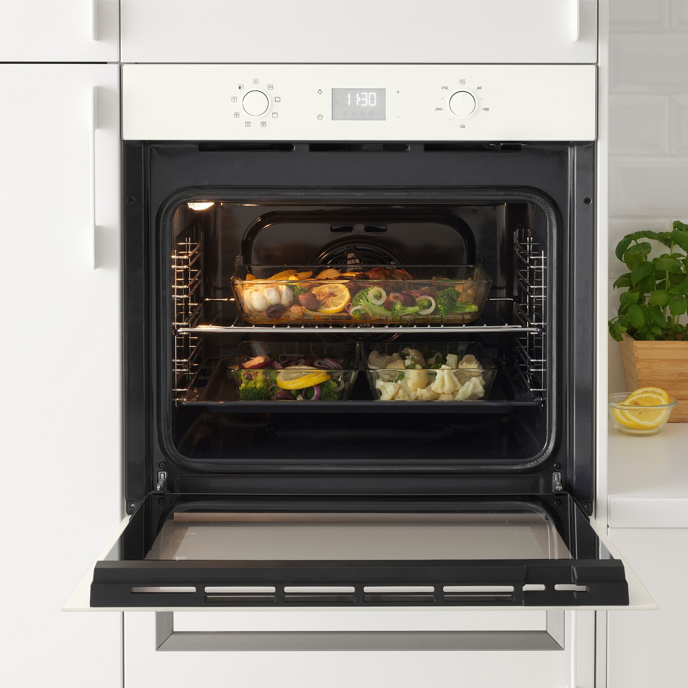 BEJUBLAD Forno termoventilato, bianco vetro - IKEA IT