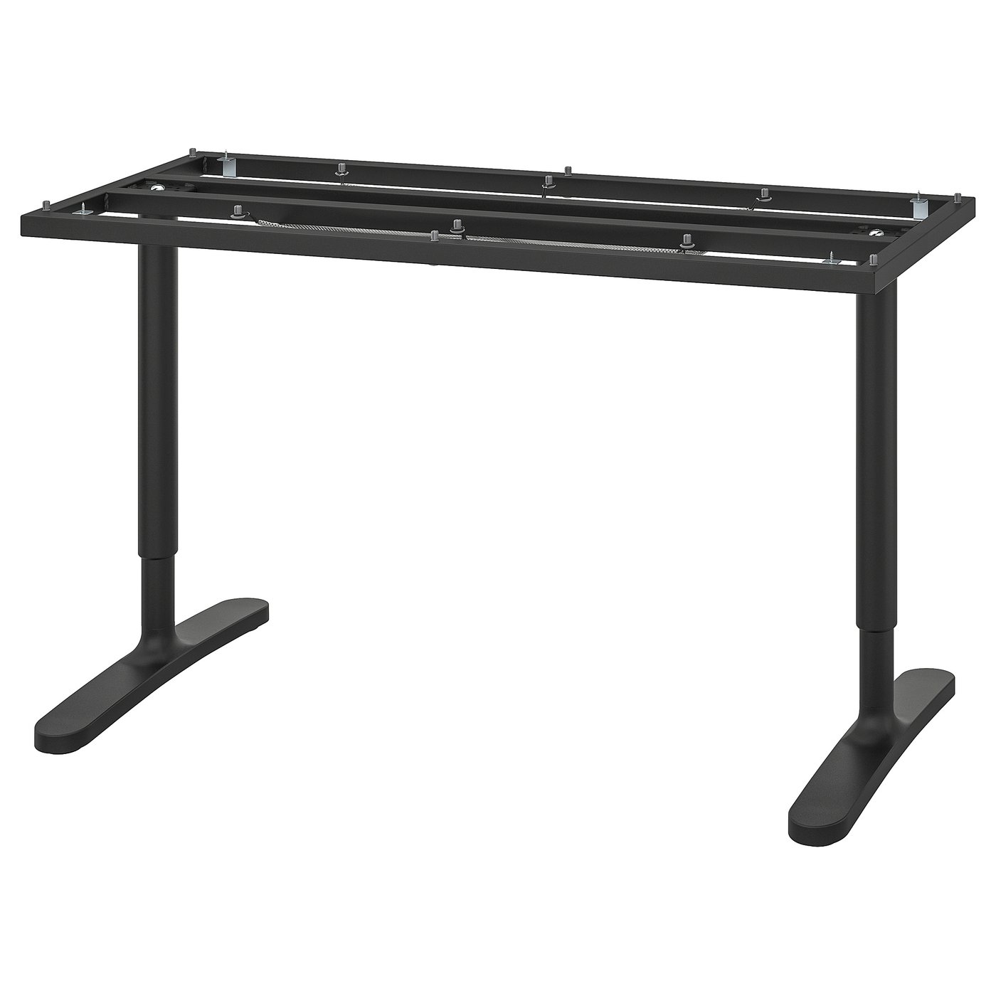 BEKANT Base per piano tavolo, nero, 140x60 cm IKEA Italia