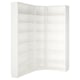 BILLY Combinazione libreria ang/elem supp, bianco, 136/136x28x237 cm