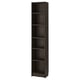 BILLY Libreria, marrone scuro effetto rovere, 40x28x202 cm