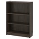 BILLY Libreria, marrone scuro effetto rovere, 80x28x106 cm