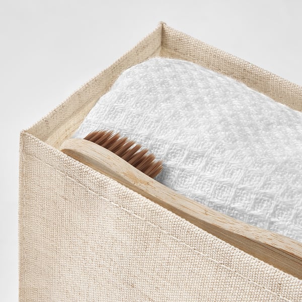 Scatola pieghevole beige BOLLÖSUND per gioielli e trucchi, si combina con altre dimensioni.