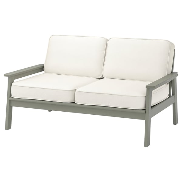 Bondholmen Divano A 2 Posti Da Esterno Mordente Grigio Jarpon Duvholmen Bianco Ikea It