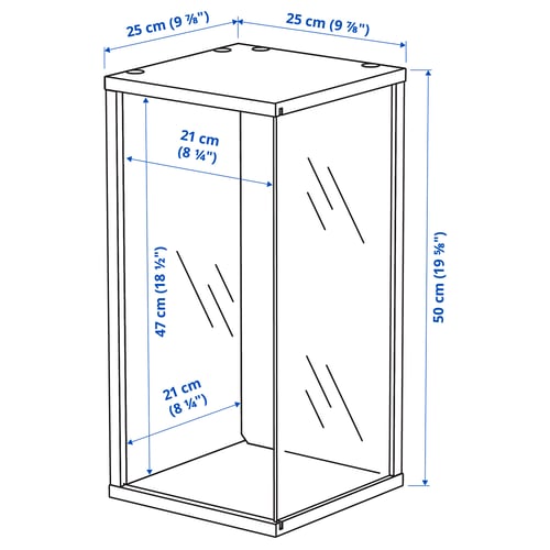 Illustrazione con le misure del prodotto: BRÄNNBOLL.
