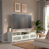 BRIMNES Mobile TV, bianco, 180x41x53 cm