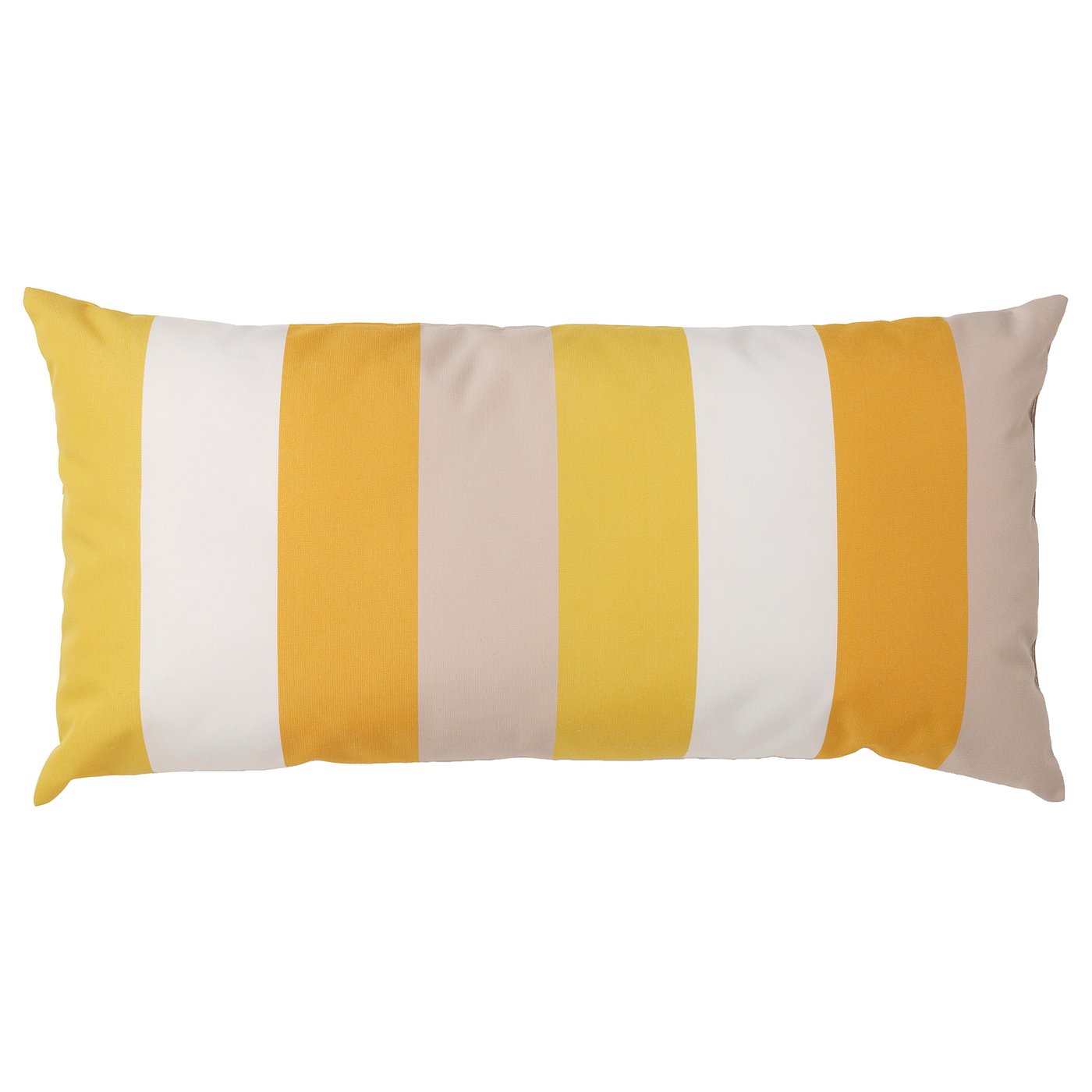 Fodera Per Cuscino Ornamentale ESPRIT - Giallo - Poliestere - 38 X 38 Cm - Con Chiusura Lampo