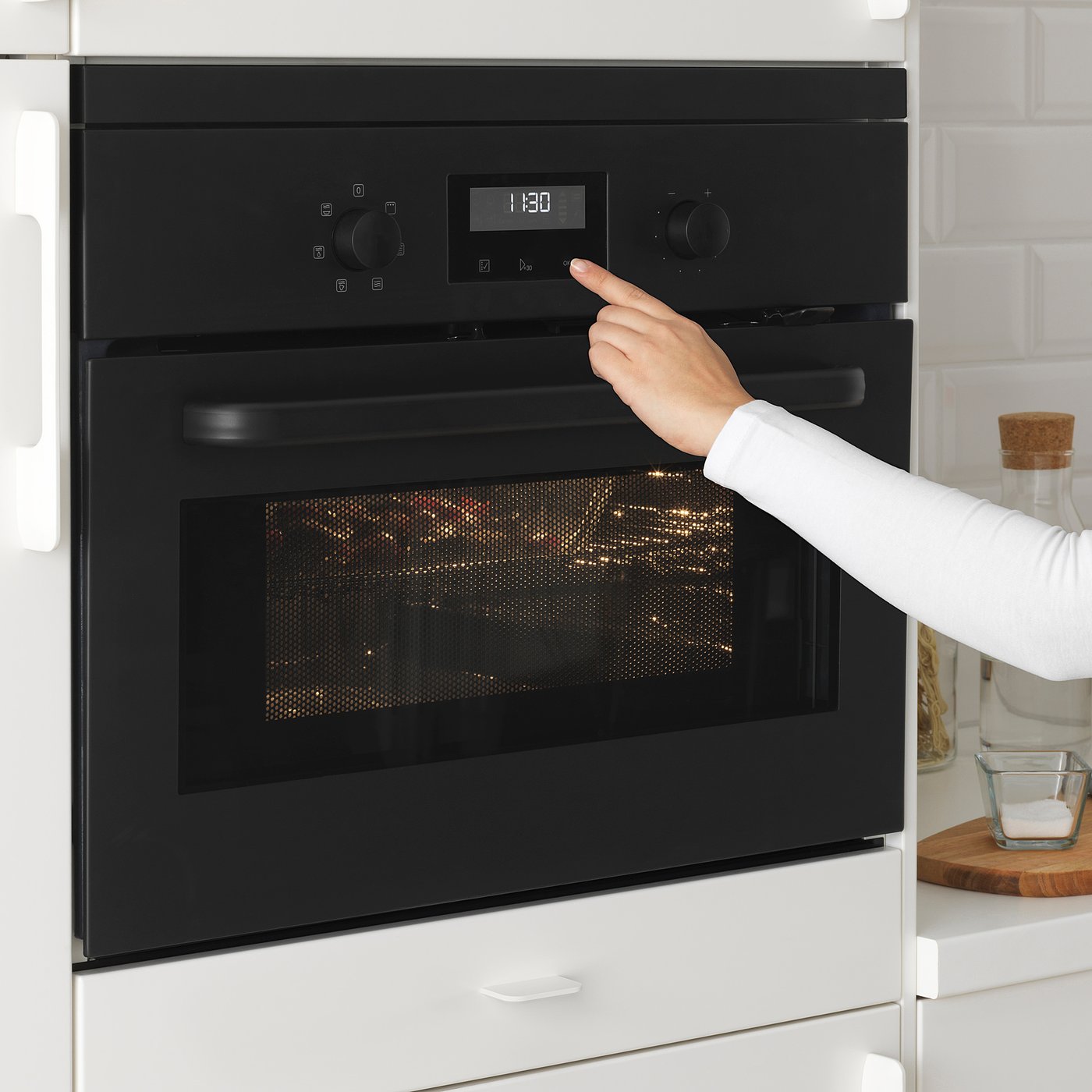 EFTERSMAK Forno a microonde, nero - IKEA IT
