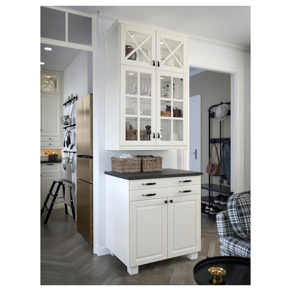 EKBACKEN Piano di lavoro - opaco antracite, laminato - IKEA