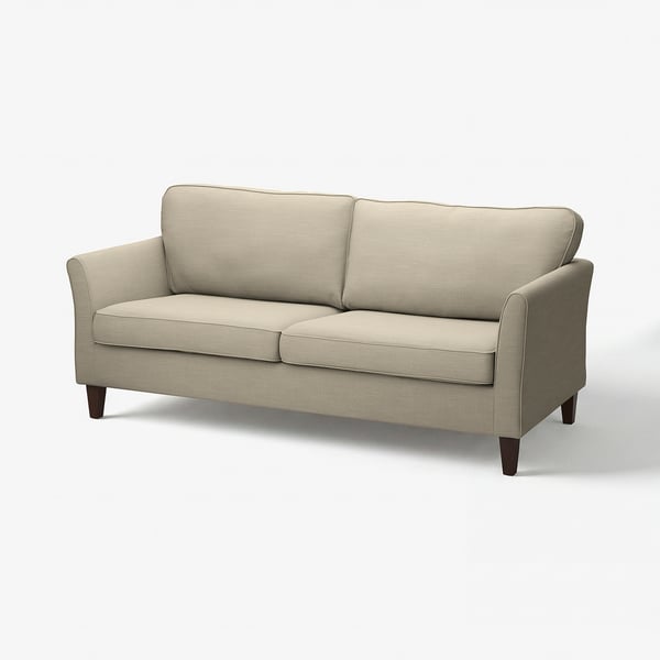 Divano EKHOLMA, beige, cotone, poliestere riciclato, design moderno e elegante.