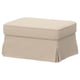 EKTORP Poggiapiedi con contenitore, Naggen beige