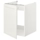 ENHET mobile da cucina bianco, forma quadrata, design semplice, per lavello/rubinetto.