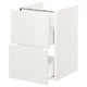 ENHET Mobile per lavabo con 2 cassetti, bianco, 40x42x60 cm