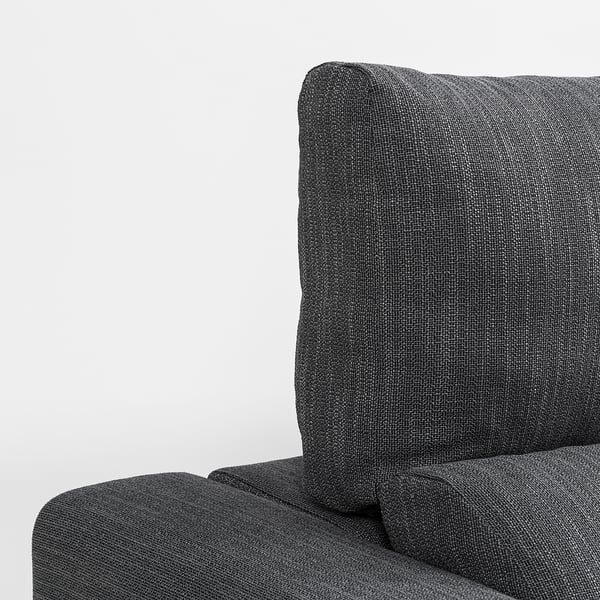 ESKILSTUNA Divano a 3 posti, con chaiselongue/Hillared antracite