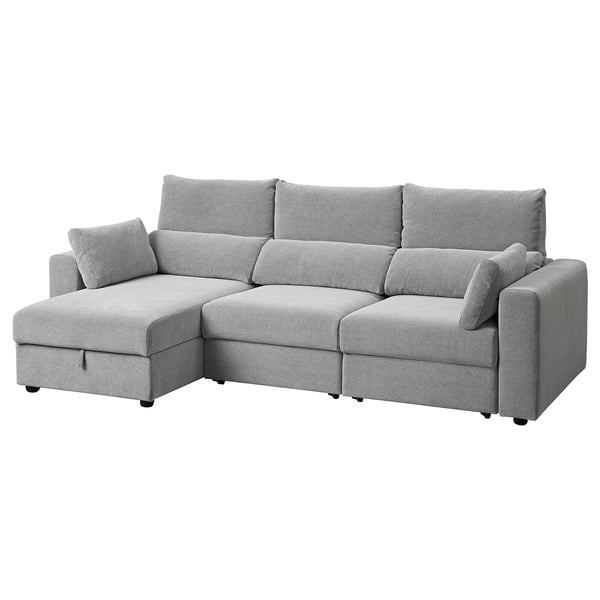 Eskilstuna Divano A 3 Posti Con Chaise Longue Tallmyra Bianco Nero Ikea It
