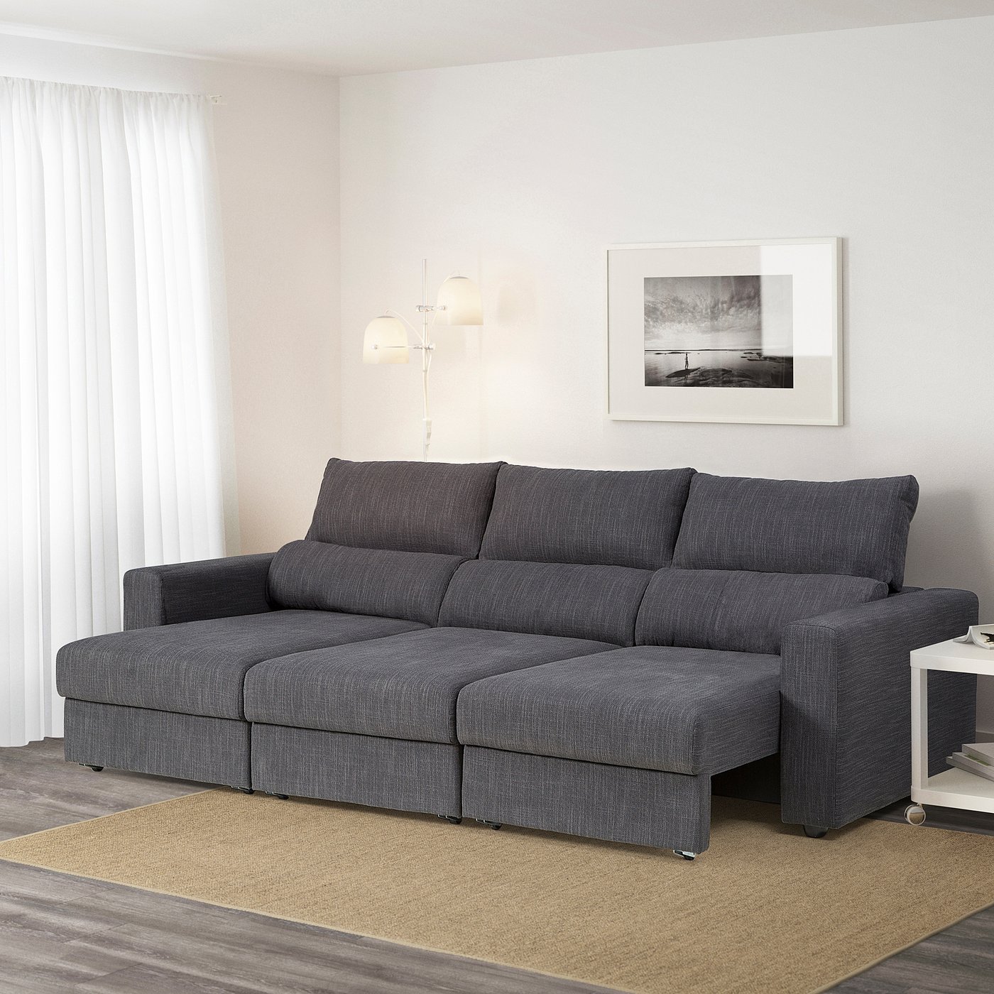Eskilstuna Divano A 3 Posti Hillared Antracite Ikea It