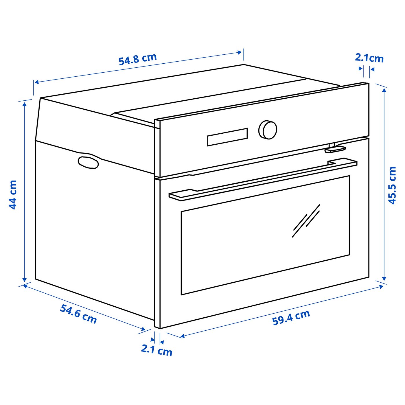 FINSMAKARE Microonde combinato termoventilato, nero - IKEA IT