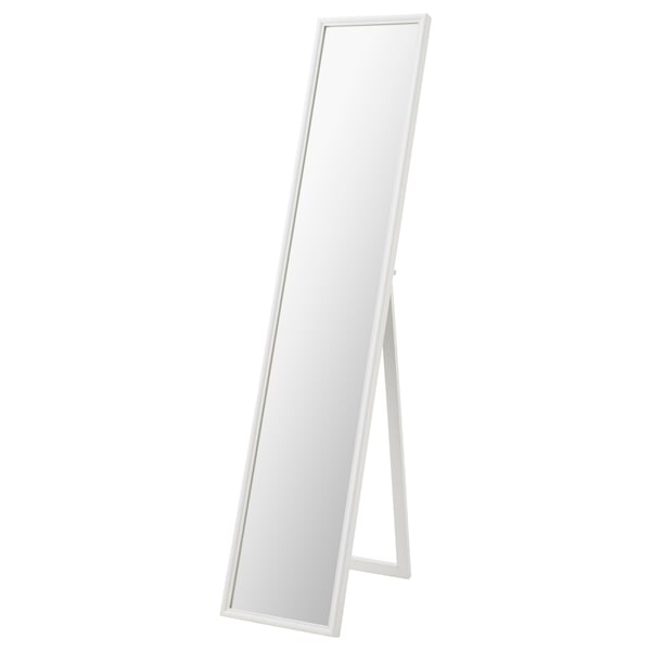 FLAKNAN Specchio da terra - bianco - IKEA IT
