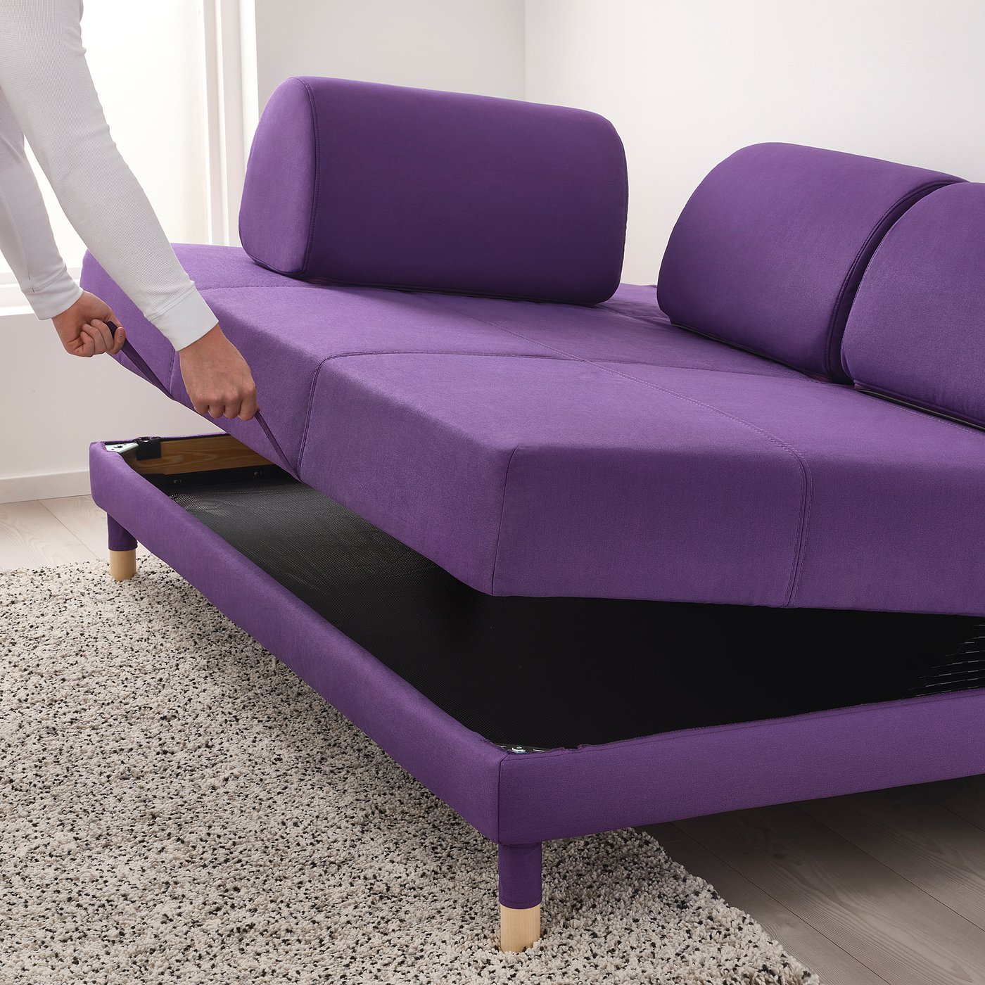 Flottebo Divano Letto Vissle Viola 120 Cm Ikea It