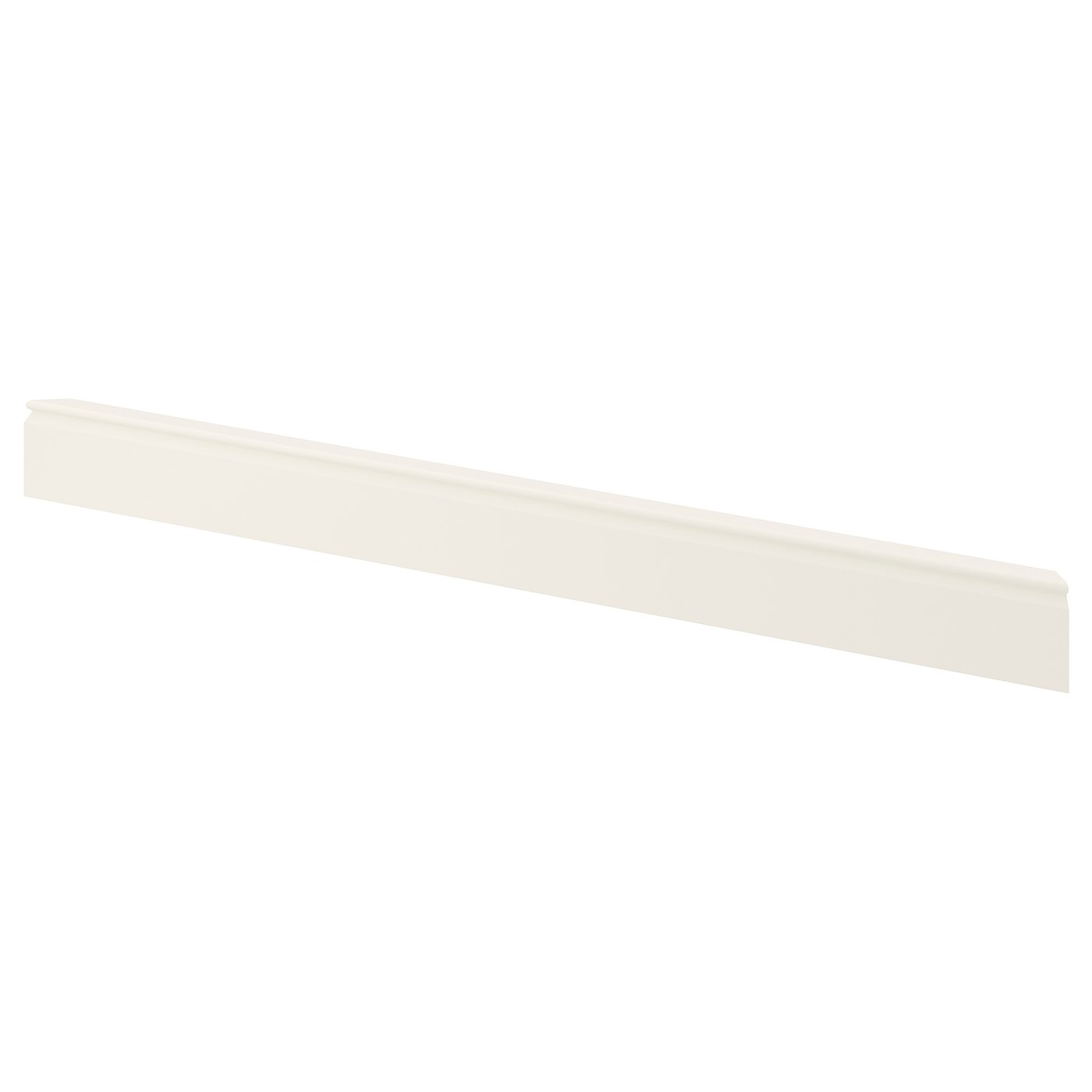 FÖRBÄTTRA Zoccolo decorativo - bianco sporco 221x8 cm