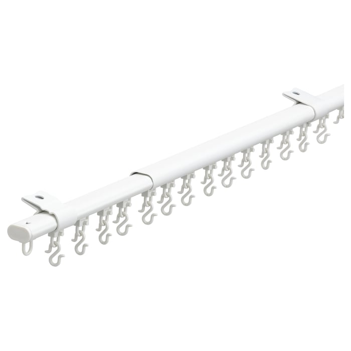 1,000 X Binario per Tenda Glide Ganci Drappo Argento Bianco (1967