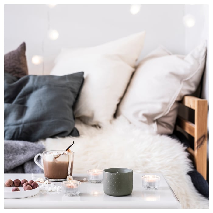 IKEA Sinnlig Candele Profumate Alla Vaniglia - Set Da 120 Lumini, Profumo Dolce E Accogliente - Foto 10