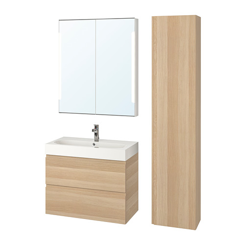 GODMORGON / BRÅVIKEN Set di 5 mobili per il bagno - IKEA