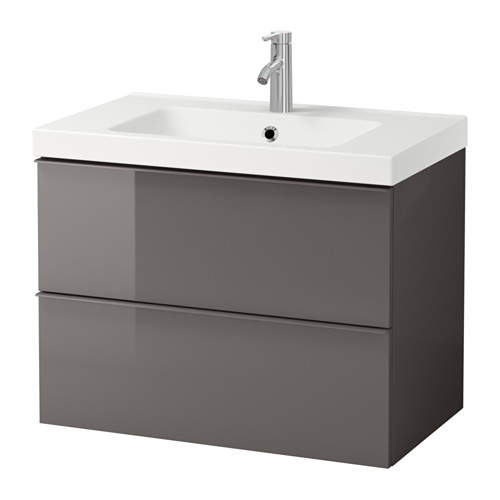GODMORGON / ODENSVIK Mobile per lavabo con 2 cassetti ...