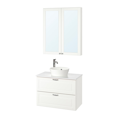 GODMORGON/TOLKEN / KATTEVIK Set di 5 mobili per il bagno ...