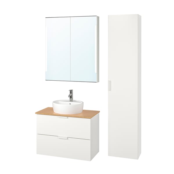 GODMORGON/TOLKEN / TÖRNVIKEN Set arredo bagno, 6 pezzi ...