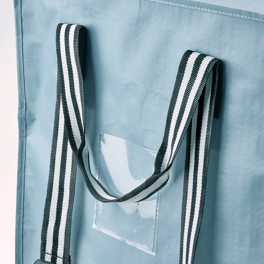 GÖRSNYGG Borsa Per La Spesa In Polipropilene | Grande 57x37x39 Cm | Manici A Righe | Riutilizzabile E Pieghevole