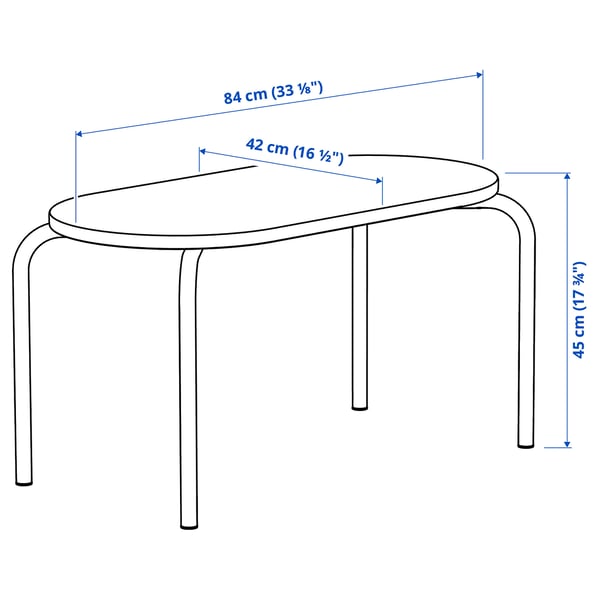 Illustrazione con le misure del prodotto: GREJSIMOJS.