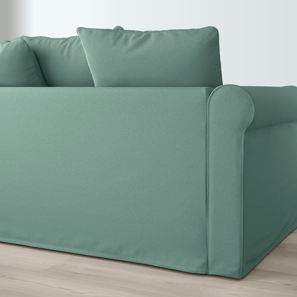 GRÖNLID Divano angolare a 5 posti - Ljungen verde chiaro ...