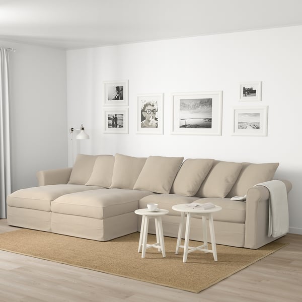 Gronlid Divano A 4 Posti Con Chaise Longue Sporda Naturale Ikea It