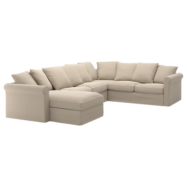 Gronlid Divano Angolare A 5 Posti Con Chaise Longue Sporda Naturale Ikea It
